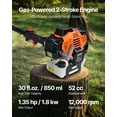 thumbnail image 3 of VEVOR Gas Pole Saw 52CC 2-Stroke Extendable Cordless Tree Trimmer 14in Cutting Bar, 3 of 9