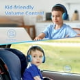 thumbnail image 3 of Tronsmart KH01 Wired Headphones for School Travel, Safe Volume Limited, Foldable Lightweight Over-Ear Headphones for PC/Tablet - Blue/Pink, 3 of 10