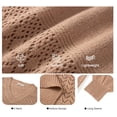 thumbnail image 5 of UVN Sweaters for Women Casual V Neck Long Sleeve Pullover Winter Lightweight Crochet Hollow Out Knit Jumper, 5 of 8