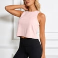 thumbnail image 2 of NinXxx Women's Seamless Yoga Tank Top Soft Athletic Workout Sleeveless Camisole Light Pink XL, 2 of 6