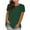 Army Green, variant on Staron Women's Casual T-Shirt Round Neck Short Sleeve Loose Blouse with Pockets Comfy Basic Top, Khaki L
