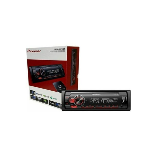 Pioneer MVH-S320BT 1-DIN Receiver with Bluetooth, Red Illumination, USB,  Spotify, Pioneer Smart Sync App and Compatible with Android Devices. -  Walmart.ca