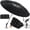 Black, variant on New 60" Folding 16 Ribs Magnetic Umbrella,Designed for Outdoor Work,600lb Strong Suction Hvac Umbrella With Magnetic Base & Clamp,Inverted Ribs,2-in-1 Sun & Rain Protection,Portable for HVAC