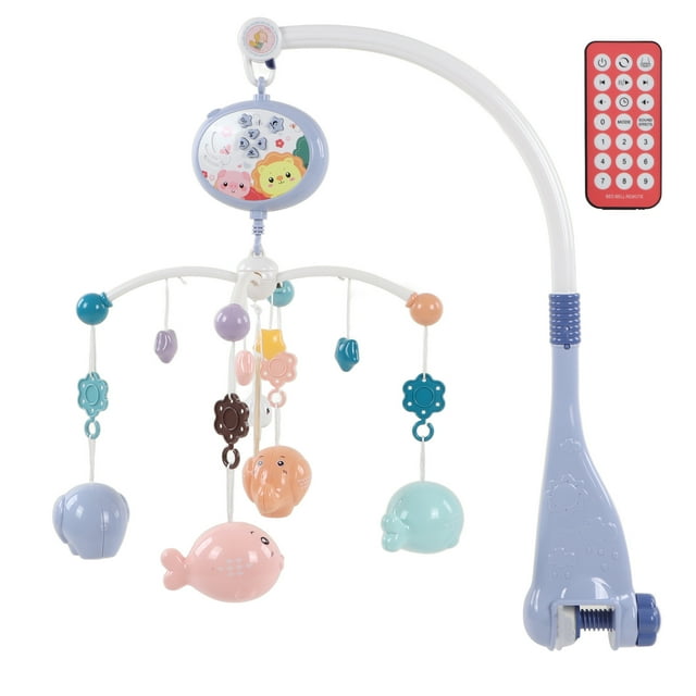 Móvil giratorio para bebés, móvil infantil con sonido ligero, móvil musical para bebés, móvil infantil RC confiable y duradero