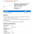 thumbnail image 2 of Oil Dipstick - Compatible with 1997 - 2002 Ford Expedition 5.4L V8 1998 1999 2000 2001, 2 of 2