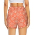 thumbnail image 2 of Lsque Beautiful Corals Printed Women's Running Shorts with Liner Pockets,Elastic Quick Dry Workout Athletic Gym Yoga Shorts,Womens High Waist Shorts-Large, 2 of 9