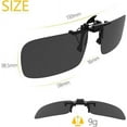 [2Pack] ClipOn Sunglasses, Men/Women, Driver'S Night Vision Goggles