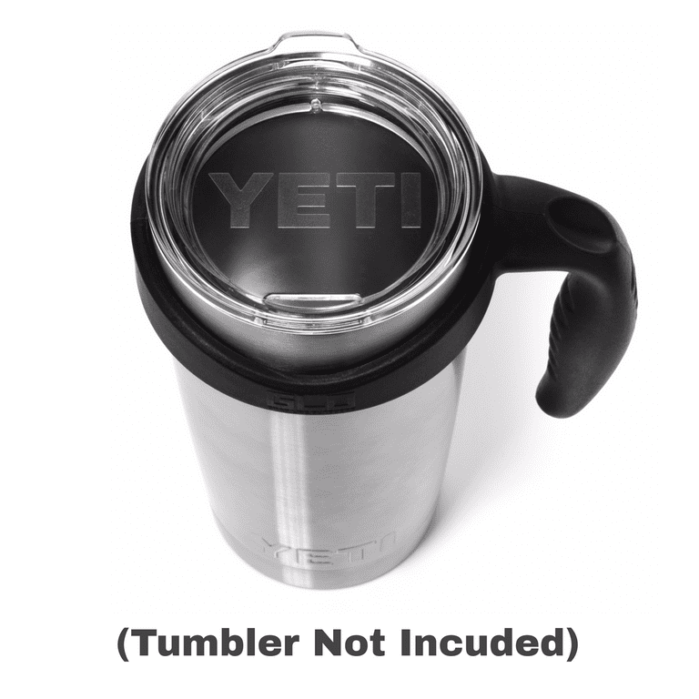 Grab Life Outdoors 20 oz Tumbler Handle - Perfectly Fits Yeti Rambler, Ozark Trail & Many More - Handle Only (Black)