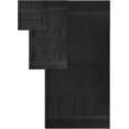 thumbnail image 2 of 8-Piece Premium Towel Set, 2 Bath Towels, 2 Hand Towels, and 4 Wash Cloths, 600 GSM 100% Ring Spun Cotton Highly Absorbent Towels for Bathroom, Gym, Hotel, and Spa (Black), 2 of 17