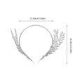 thumbnail image 2 of Bridal Headpiece Rhinestone Wedding Headbands For Bride Evening Parties Fashionable Elegance Silver 1Pcs, 2 of 5