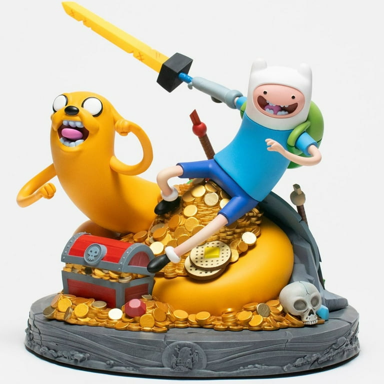 アドベンチャータイム ジェイク フィギュア IMG Adventure Time Jake and Finn Statue - Walmart.com