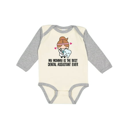 

Inktastic Dental Assistant Mommy Gift Baby Girl Long Sleeve Bodysuit