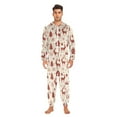 thumbnail image 6 of joogoo Elk Christmas Tree Snowflakes Unisex Adults Onesies Pajamas Jumpsuits L, 6 of 7