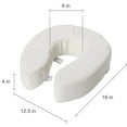DMI Raised Toilet Seat Cushion Seat Cushion and Seat Cover to Add Extra