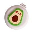 thumbnail image 1 of Cepillos de pelo con espejo de viaje, cepillo de pelo de bolsillo con espejo, peine plegable de , peine de bolsillo para adultos Fruta, 1 of 8