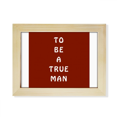 thumbnail image 1 of Convertido en hombre verdadero amor futuro Escritorio de madera Arte Pintura 6x8 pulgadas marco de foto foto, 1 of 4