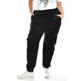 thumbnail image 1 of Pantalon jogger efecto vinil Roman Fashion /Tallas Extras, 27028 (Negro) negro 40, 1 of 6