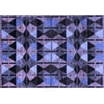 thumbnail image 1 of Ahgly Company Indoor Rectangle Oriental Blue Modern Area Rugs, 8' x 12', 1 of 4