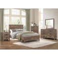thumbnail image 2 of Topline Home Furnishings Rustic Cherry Framed Dresser Mirror, 2 of 3