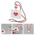 thumbnail image 1 of WEUVEB Tarjetas De Identificación Con Lanyard Rojo Para Oficina Con Retráctil, 1 of 8
