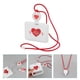 thumbnail image 1 of WEUVEB Tarjetas De Identificación Con Lanyard Rojo Para Oficina Con Retráctil, 1 of 8