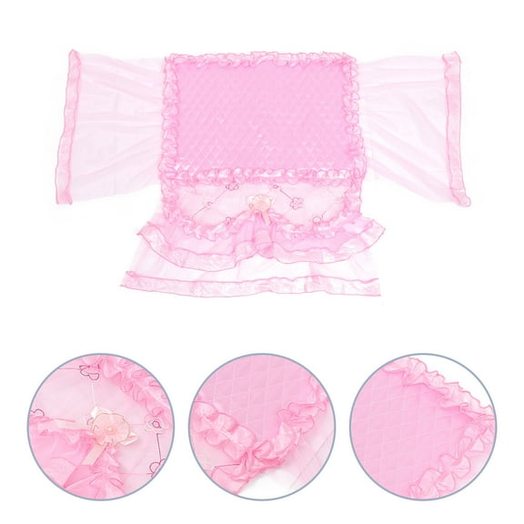 ifundom 1Pc Pink Oven Cover Polyester Protective Microwave Cover Resistant to Tear Washable Material