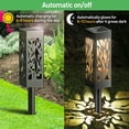 thumbnail image 3 of Lámpara Solar Jardín Al Aire Libre, 6 Piezas Luz Solar Exterior con Luz Blanca Cálida, IP65 Decoración De Jardín Impermeable Linterna Solar Encendido/Apagado Automático para Césped De Patio Al Aire Li, 3 of 5