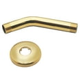 thumbnail image 3 of Westbrass D300-1-01 1/2" IPS x 6" Shower Arm with Flange, Polished Brass, 3 of 4