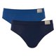 thumbnail image 1 of Sloggi calzoncillos bóxer para hombre, pack de 2 - GO Natural Hipster C2P, calzoncillos bóxer, algodón elástico Azul XL (X-Large), 1 of 7
