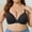 #0350-Black, variant on Plus Size Push Up Bras for Women with Lift Support, Anti-Sagging Full Coverage Underwire Free, Adjustable Comfort Fit, Everyday T-Shirt Bralette Gift