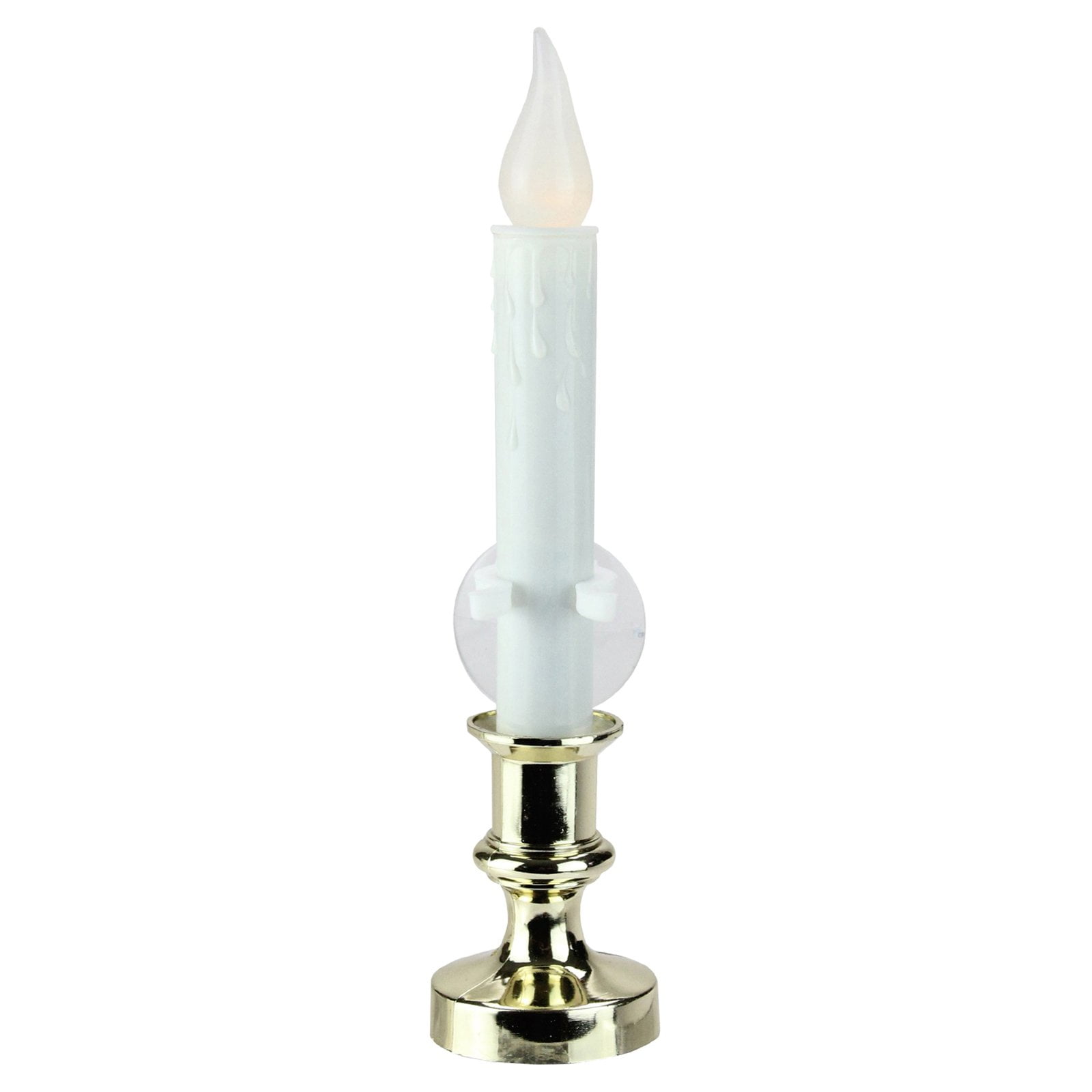 Darice 6204-02WW Battery Operated Warm White 8-1/2 LED Window Candle w/ Timer Quantity 8 