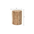 thumbnail image 4 of ET1009-16 Contemporary Style Jungle Wood End Table in Natural Color, 4 of 4
