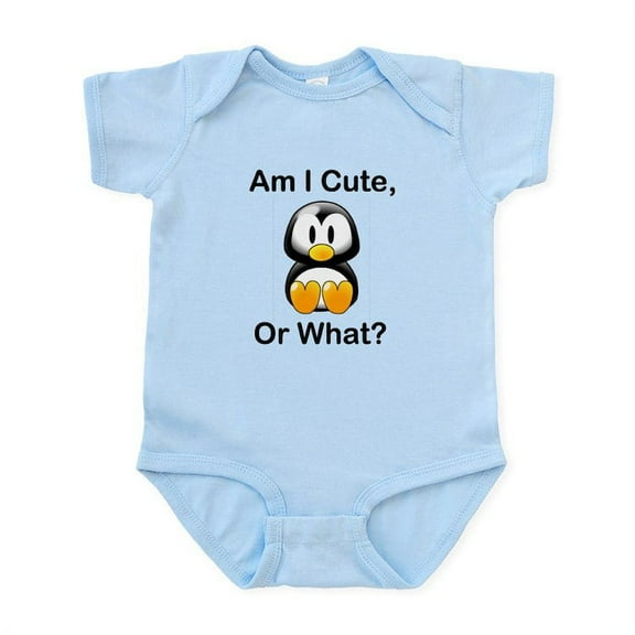 CafePress - Am I Cute, Or What? Infant Bodysuit - Baby Light Bodysuit, Size Newborn - 24 Months
