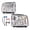 Clear lens Chrome Housing Amber Reflector, variant on PIT66 Headlights, Fit for 1999-2004 Ford F250 F350 F450 F550 Super Duty/2000-2004 Excursion Clear lens Chrome Housing Clear Reflector with Harness