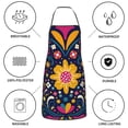 thumbnail image 6 of Sikiie Cinco De Mayo Floral Aprons for Kitchen Cooking Aprons, Chef Apron for Men Women Chef, 6 of 7