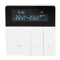 thumbnail image 5 of Termostato de color inteligente de 16 A Termostato de calefacción eléctrico inteligente programable para oficinas en el hogar Centros comerciales Hoteles AC 90 V‑240 V Estilo WiFi blanco, 5 of 5