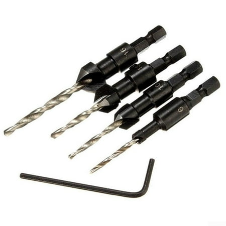 

6/10/13/16 Countersink Drill Bit Plank Plastic board Workshop Supplies