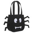 thumbnail image 3 of Here's a polished and engaging product description based on your input:\n\n \n\n**Halloween Candy Bag with Handle – Spider Design Felt Treat Tote for, 3 of 5