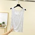 thumbnail image 7 of Achuyrbd Tank Tops for Women Floral Print Square Neck Tank Top, Sleeveless Fitted Casual Top, 7 of 7