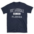 thumbnail image 1 of Fort Lauderdale Florida Classic Established Men's Cotton T-Shirt, 1 of 1