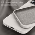 thumbnail image 4 of IBAOLEA Compatible with iPhone 12 Pro Max Case,Premium Soft Liquid Silicone Rubber Full-Body Protective Shockproof Case with Soft Anti-Scratch Microfiber Lining,6.7 inch (Stone), 4 of 7