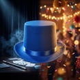 thumbnail image 5 of YAWUBT Magician Felt Top Hat for Adults, Butler Costume Top Hat, Ringmaster Hat, Steampunk Hat, Dress Up Party Hat, 5 of 7