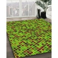 thumbnail image 2 of Ahgly Company Indoor Square Patterned Hummingbird Green Area Rugs, 3' Square, 2 of 6