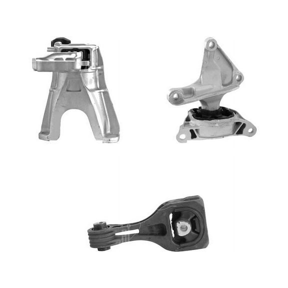 Engine Mount Kit - Compatible with 2016 - 2021 Honda Civic 1.5L 4-Cylinder 2017 2018 2019 2020