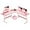 Pink, variant on BOBOKY L Shaped Gaming Desk Computer Corner PC Desk Table with Large Monitor Stand for Home Office Studying Writing Workstation, Gift for Girls and Women, 51 Inch,Black