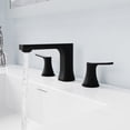 thumbnail image 3 of ANZZI Widespread Bathroom Faucet with Pop-Up Drain, 3-Hole, 2-Handle 8 in. Matte Black & Chrome, 3 of 8