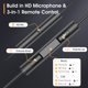 thumbnail image 4 of Auriculares con cable Lvwacun negros con micrófono intraural para iPhone y Android, 4 of 7