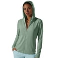 thumbnail image 2 of Idoravan Sunscreen Zip Up Hoodies for Women 2026 Women's Nylon Hooded Cool Breathable Sun-Protective Clothing, 2 of 8