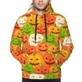 thumbnail image 4 of Hoodies for Men - Cartoon Pumpkins Long Sleeve Comfrt Men'S Fashion Hoodies & Sweatshirts, Sweatshirts for Men Hoodies Pullover Clothing Clothes with Pouch, 4 of 7