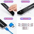 thumbnail image 4 of LED Car Door Sill Lights, Wireless Welcome Pedal Lights With 7 Colors & 12 Modes, Magnetic Sensor, Universal Fit For Most Cars -back door2indivual, 4 of 6